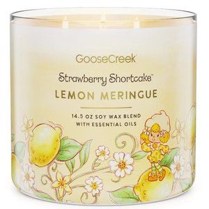 Lemon Meringue Strawberry Shortcake Candle
